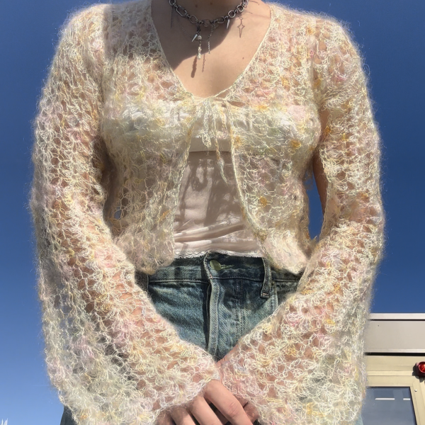 Butter Yellow Mohair Ivy Cardi