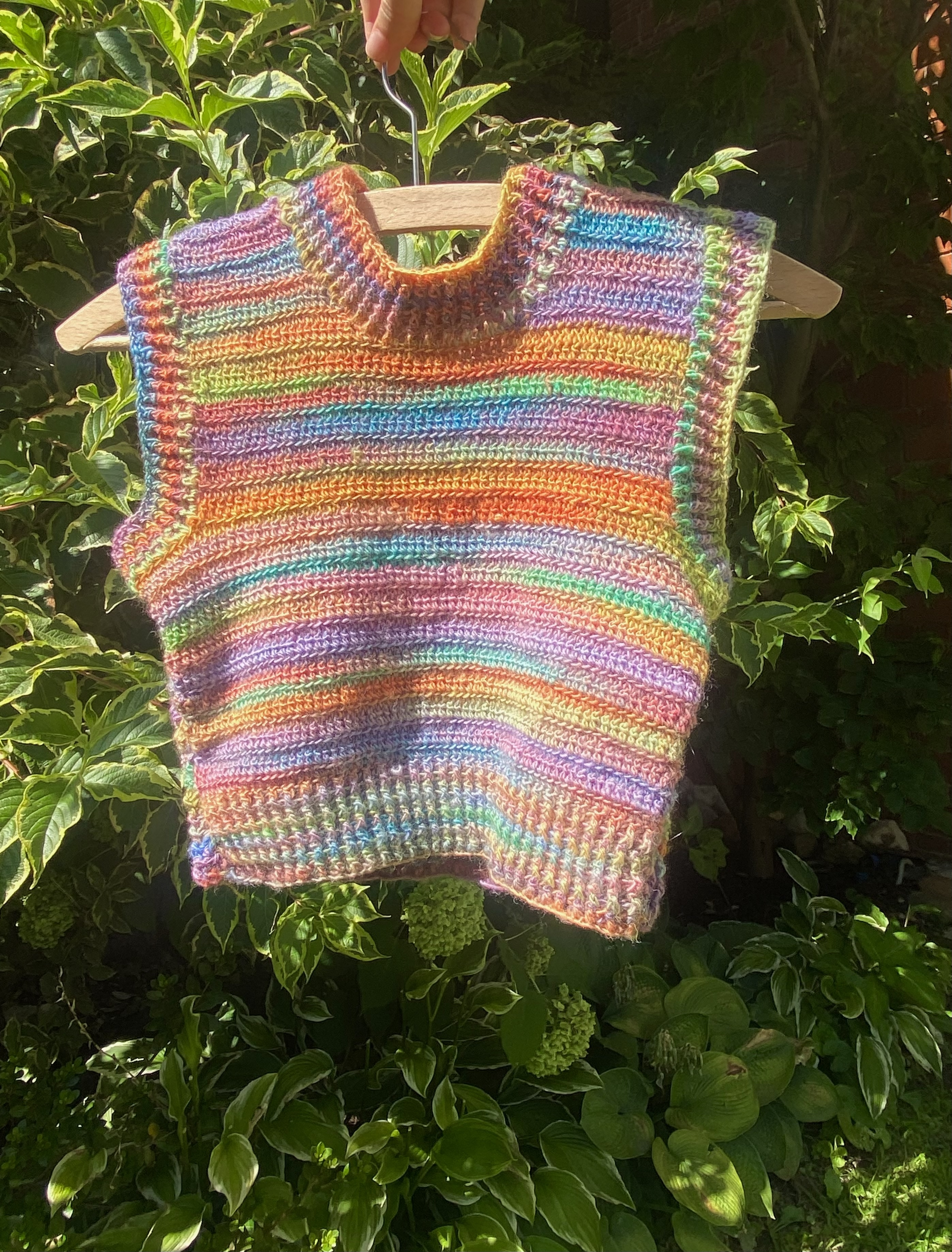 Variegated Vest Crochet Pattern